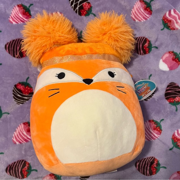 Squishmallow Squish-Doos‎ 10" Mallora The Orange Fox Plush - Picture 3 of 8